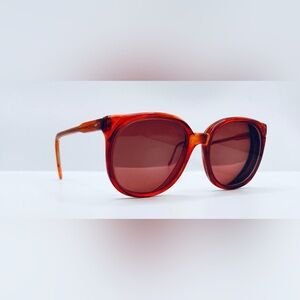 Vintage Campus Carousel Burgundy Round Sunglasses Frames Only